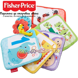 Fisher Price Бебешки меки карти с цифри FXB92